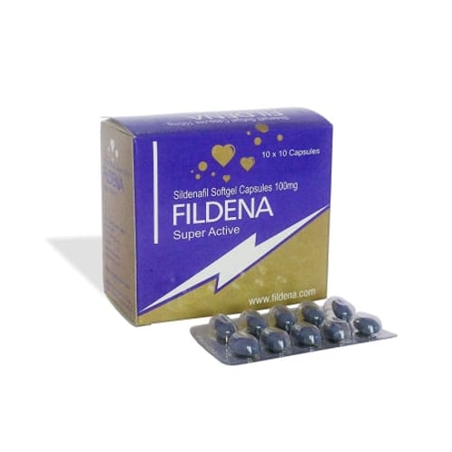 Fildena Super Active (Sildenafil Softgel Capsules) 100 Mg Online